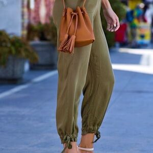 Lulus Sebastian Olive Green Pants - Size L